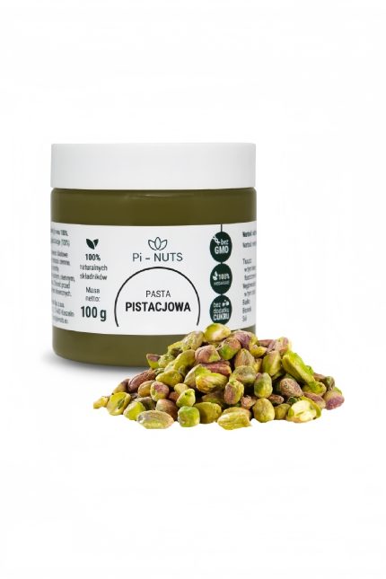 PISTACHIO PASTE FRESH NATURAL 100% PI-NUTS 100g